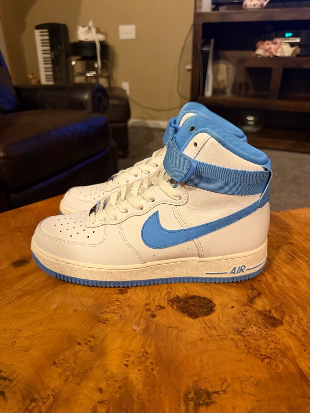 Nike Air Force 1 High University Blue White Women's 9.5 Men's 8 DX3805-100